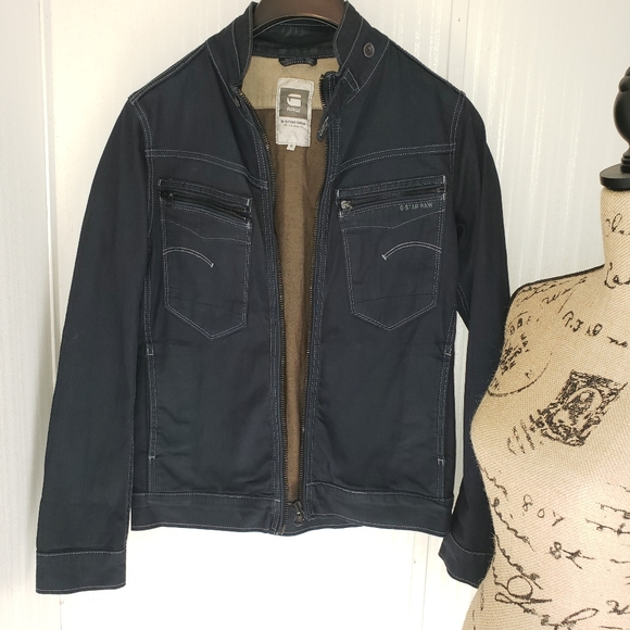 Raw G-Star Other - Raw G-Star Zip Up Denim Jean Jacket Men's